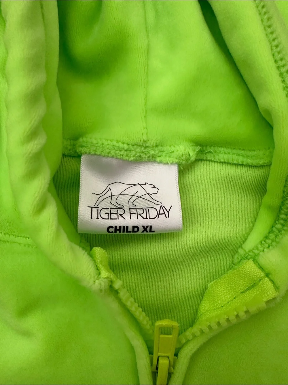 Tiger Friday Luxe Short Sleeve Hoodie - Fiji Child CXL